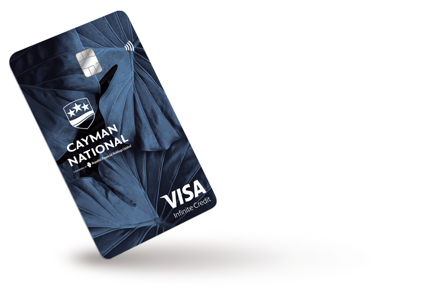 Cayman National Bank business credit card render